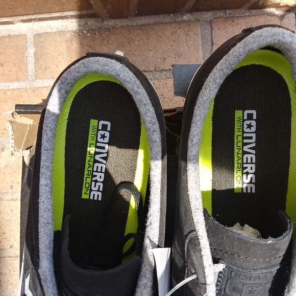 🆕Converse | Lunarlon One Star Ox Low Top Shoes in Black/grey Mens Size 11.5 - Picture 4 of 11